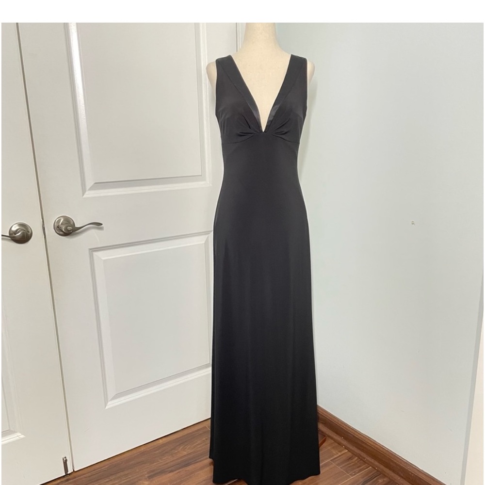Laundry by Shelly Spiegel Black Evening Dress